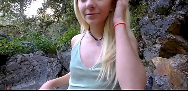  Hot Blonde Shy Tiny Teen Step Daughter Riley Star Gets Step Dad Big Cock While On Camping Trip POV
